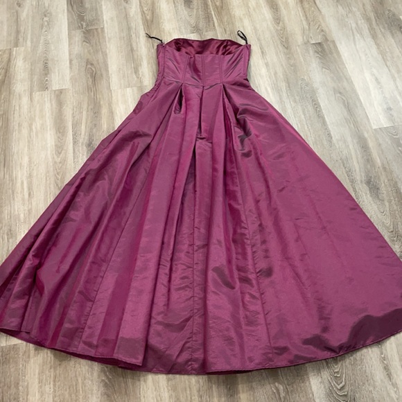 Jessica McClintock Gunne Sax strapless gown sz 7 4 - Picture 7 of 7